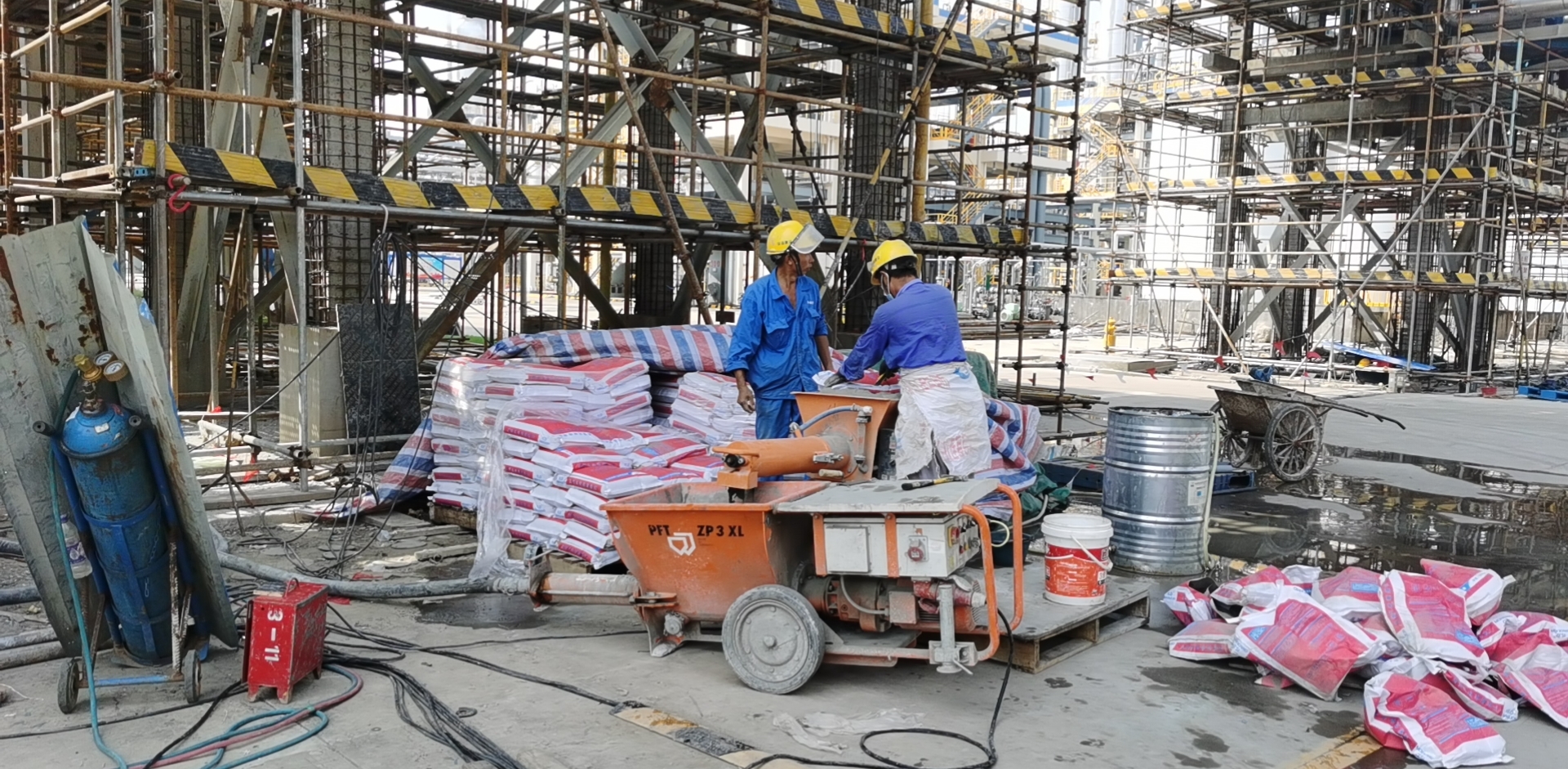 mg冰球突破豪华版灌浆料施工质量：和易性主要作用