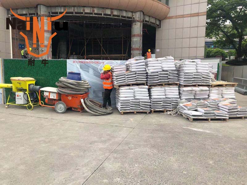 差别温度下，，，，，，，灌浆料的施工与养护（上）